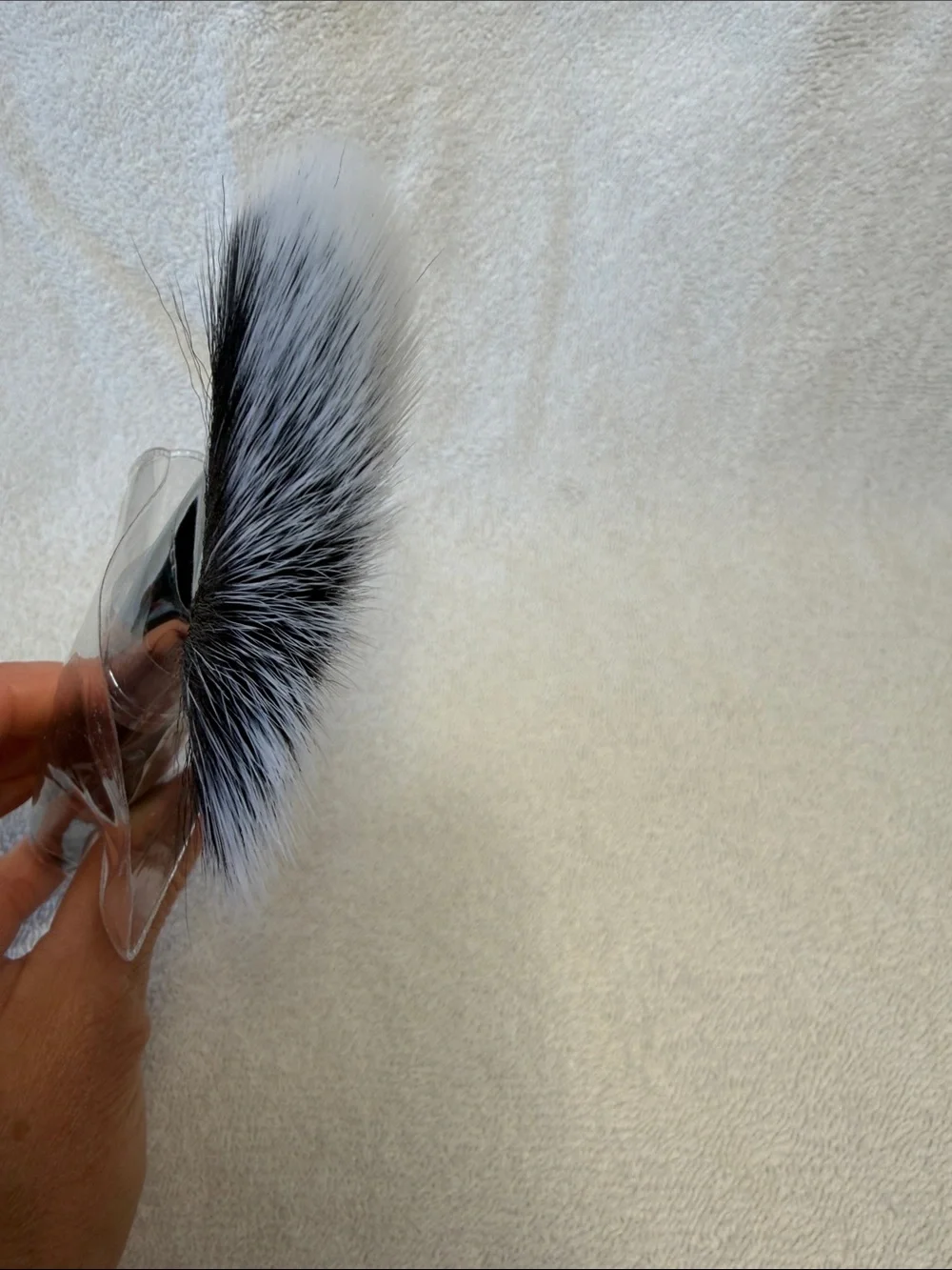 🌻5 for $30🌻 Morphe Large Fan Brush with Black-to-White Ombre Bristles